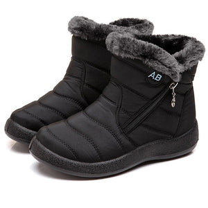 Botas Femininas de Neve Confortáveis Para Inverno