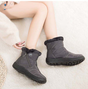 Botas Femininas de Neve Confortáveis Para Inverno