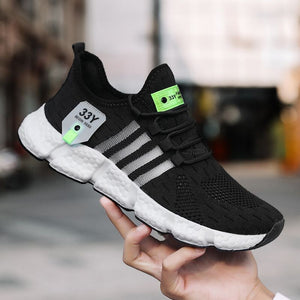 Tênis Masculino Esportivo Com Tecido Respirável