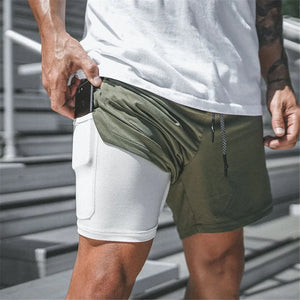 Shorts Esportivo Masculino de Secagem Rápida